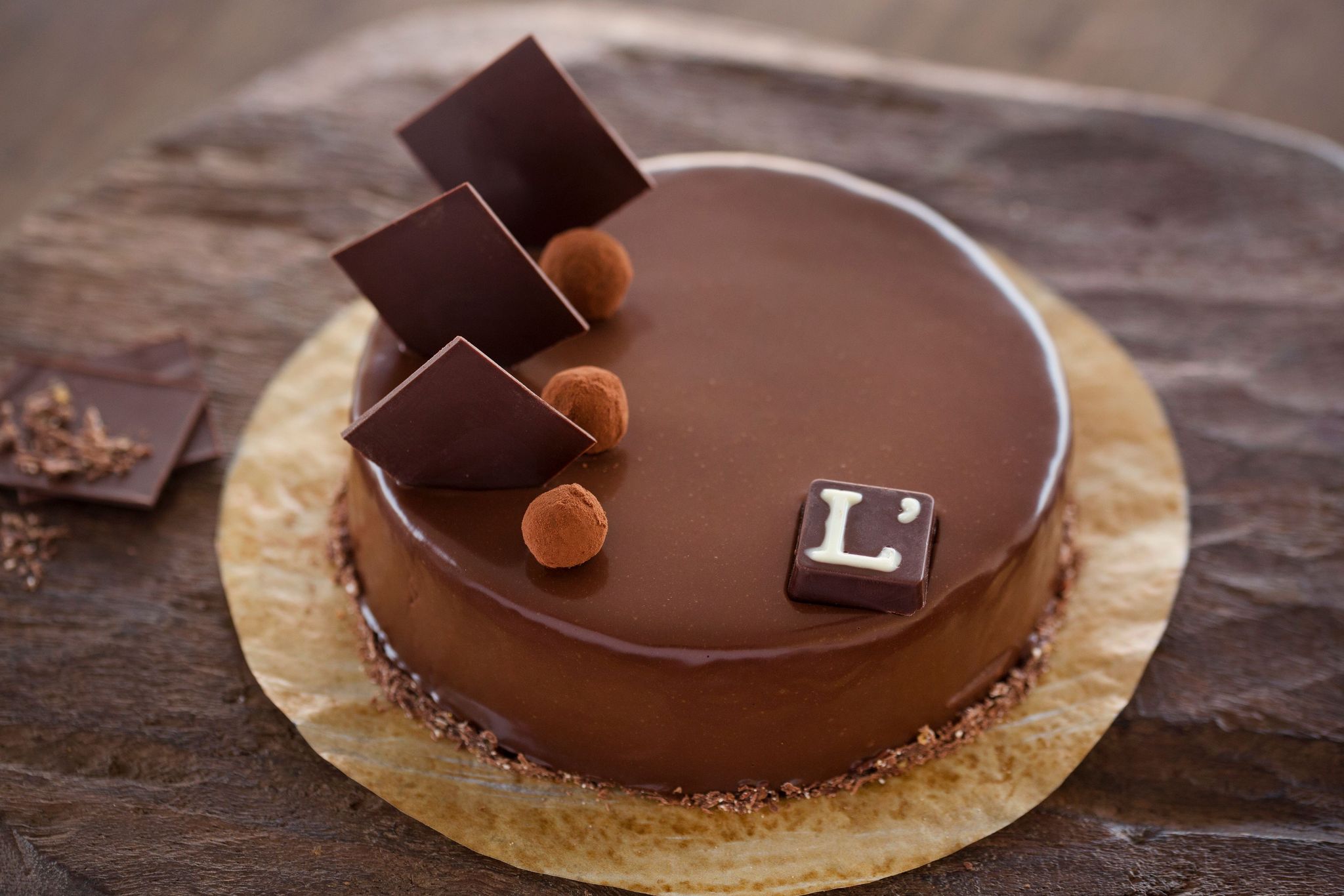 Order Belgian Dark Chocolate Ganache Cake Half kg Online at Best Price,  Free Delivery|IGP Cakes