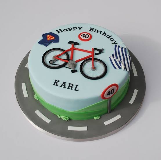 Bicycle cake