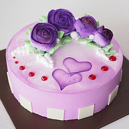 Purple love cake