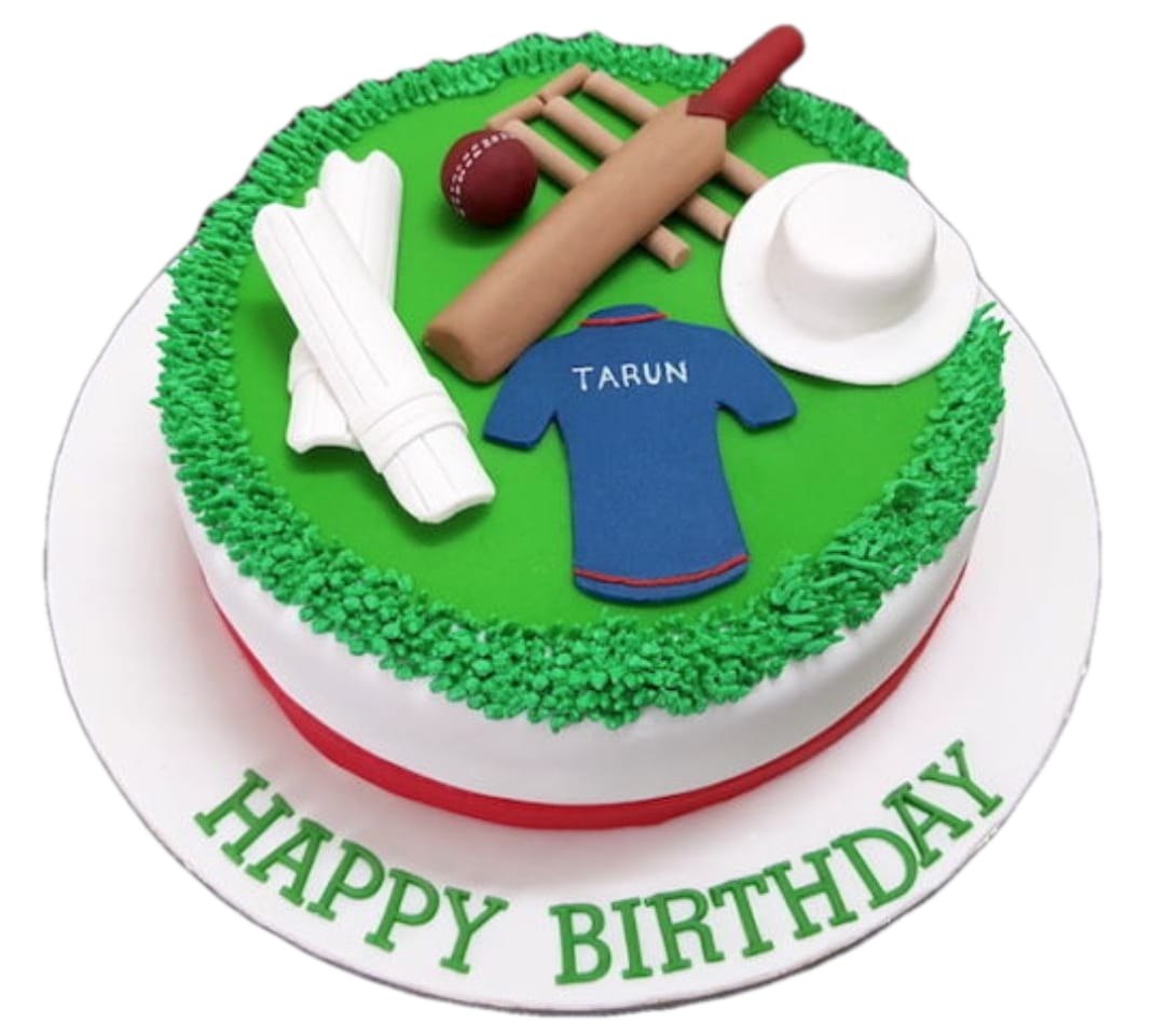 Cricket kit cake