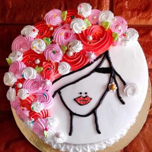 Princess Face Cake