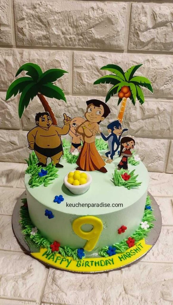 Chota Bheem Village Cake - Keuchen Paradise