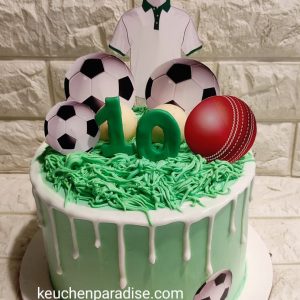 football cricket lover cake