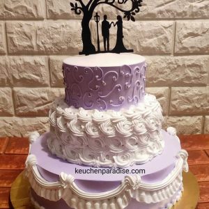 Purple Tier Cake