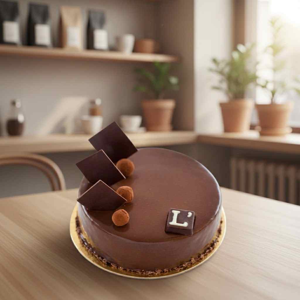 Chocolate Mirror Glaze Cake