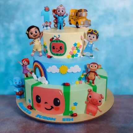 Cocomelon Theme Cake