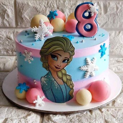 Elsa Anna Frozen Cake