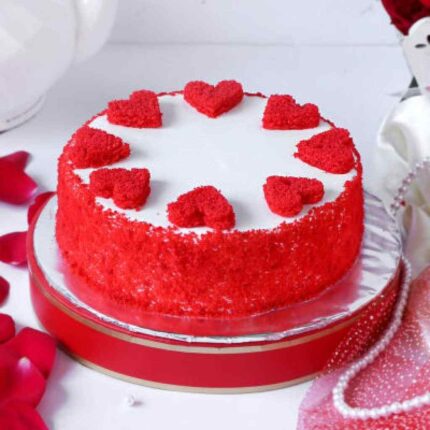 Red velvet jar cake