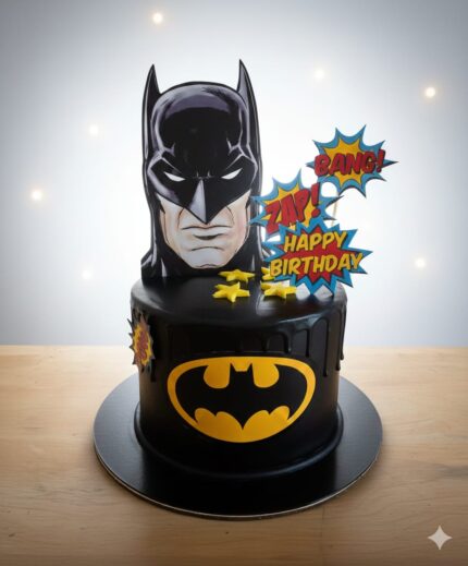 Batman theme cake