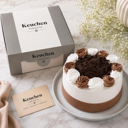 Black forest Rosette bento Cake
